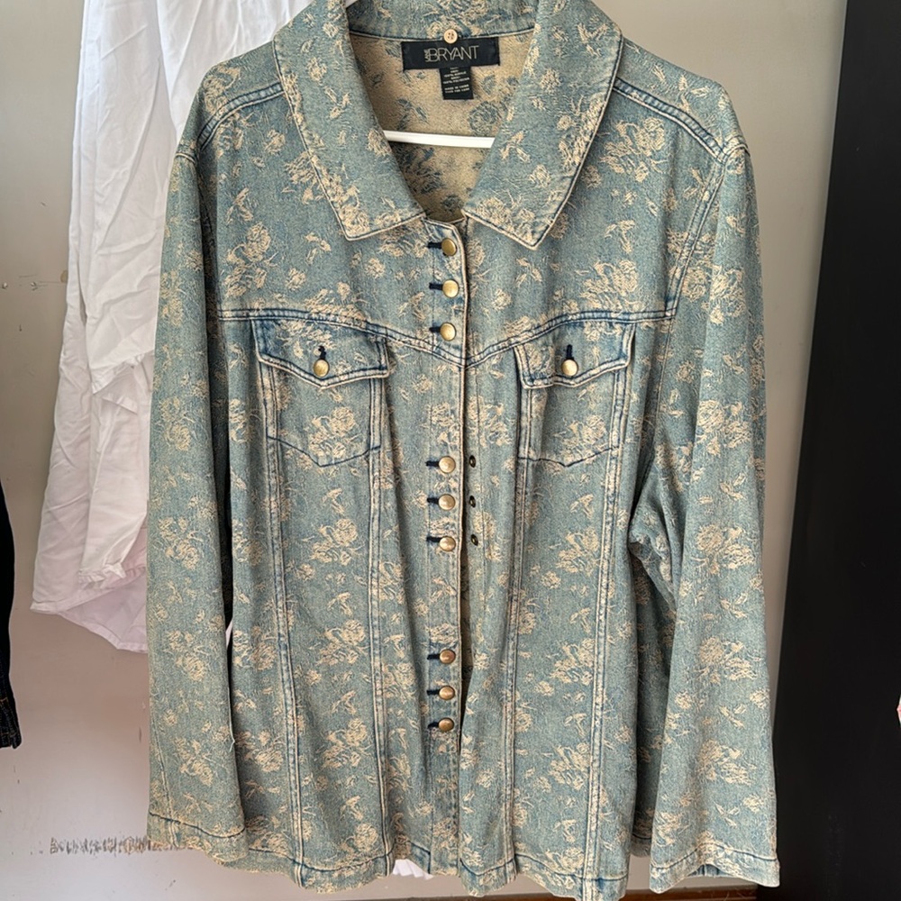 Lane Bryant detailed denim jacket